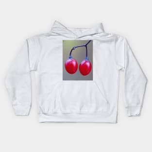 Bittersweet nightshade berries Kids Hoodie